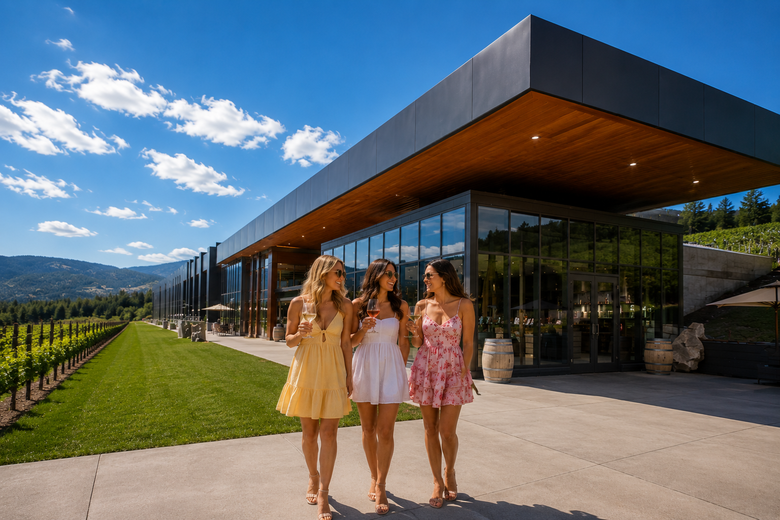 Bachelorette Lake Country Wine Tour