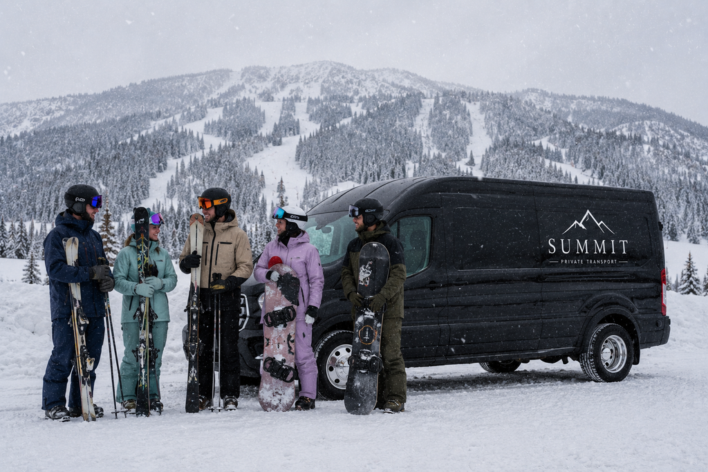 Sun Peaks Private Ski Shuttle One Way